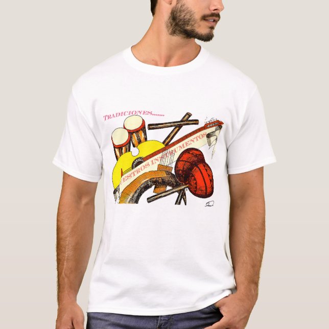 Camiseta Instrumentos Musicales Tradiciones/Musical Instrum (Frente)