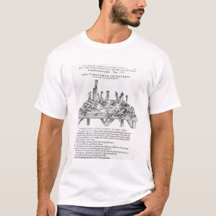 Camiseta Instrumentos para as dissecções, ilustração 'd