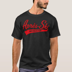 Camiseta Instrutor Aprs-Ski (Lettering Apres Ski Red)