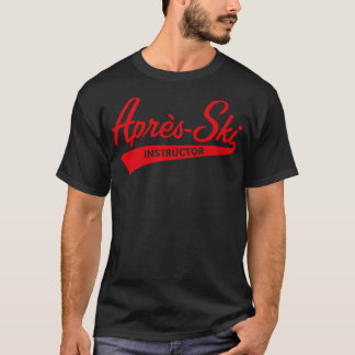 Camiseta Instrutor Aprs-Ski (Lettering Apres Ski Red)