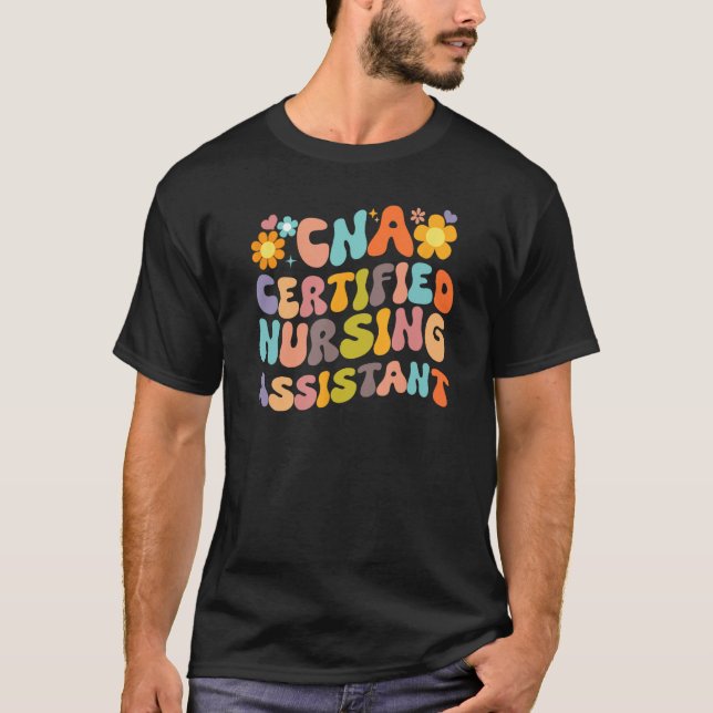 Camiseta Instrutor CNA Assistente de Enfermagem Certificado (Frente)