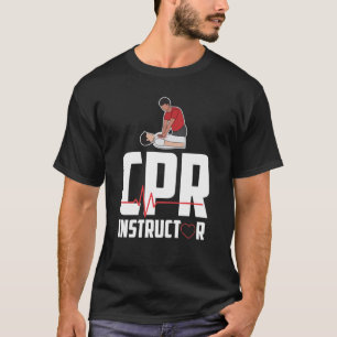 Camiseta Instrutor CPR Certificado para Ambulância de Prim