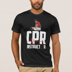 Camiseta Instrutor CPR Certificado para Ambulância de Prime