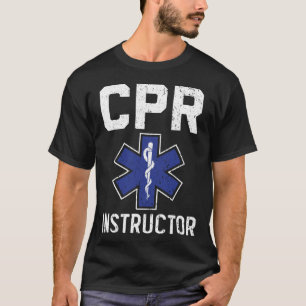 Camiseta Instrutor CPR Healthcare Worker EMT Paramedic 1
