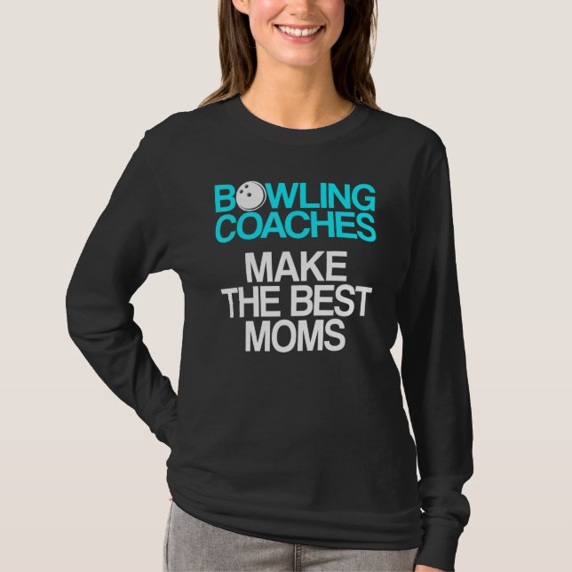 Camiseta Instrutor da Equipe do Jogador de Coach da boliche (Frente)
