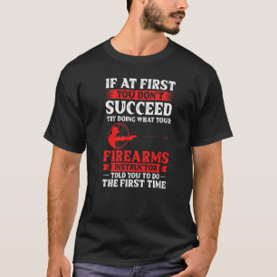 Camiseta Instrutor de Arma de Fogo Tiro Segurança Treinamen