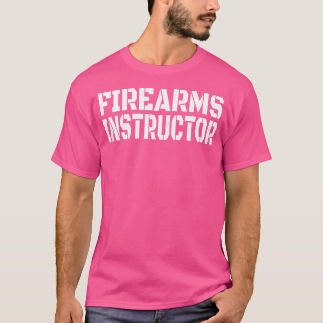 Camiseta Instrutor de Armas de Fogo (Frente)