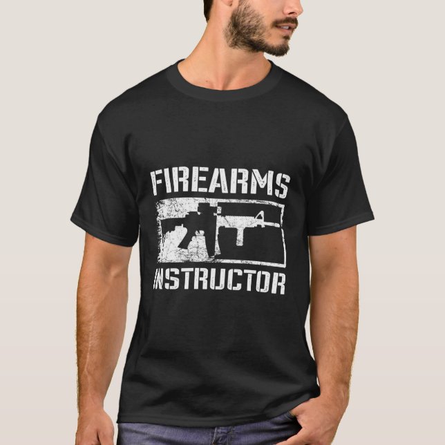 Camiseta Instrutor de armas de fogo (Frente)