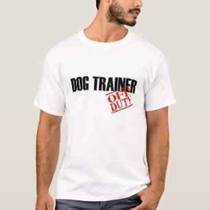 CAMISETA INSTRUTOR DE CÃO FORA DE SERVIÇO