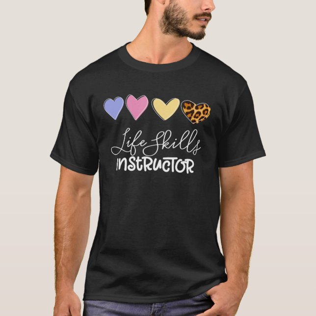 Camiseta Instrutor de Competências de Vida Correspondente T (Frente)