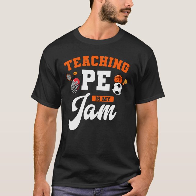Camiseta Instrutor de Educação Física do Treinador em Educa (Frente)