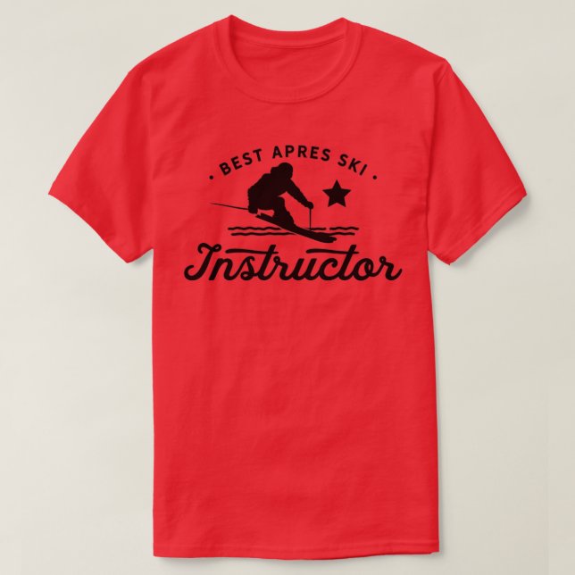 Camiseta Instrutor de esqui Apres 21 (Frente do Design)