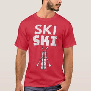 Camiseta Instrutor de Esqui de Neve legal Sventure Ski S
