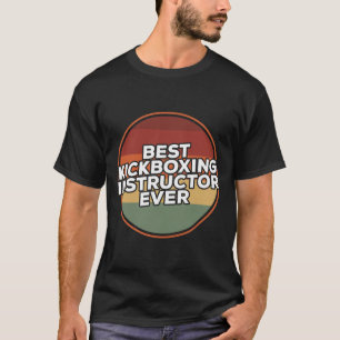 Camiseta Instrutor de Kickboxing Vintage Melhor de Todos os