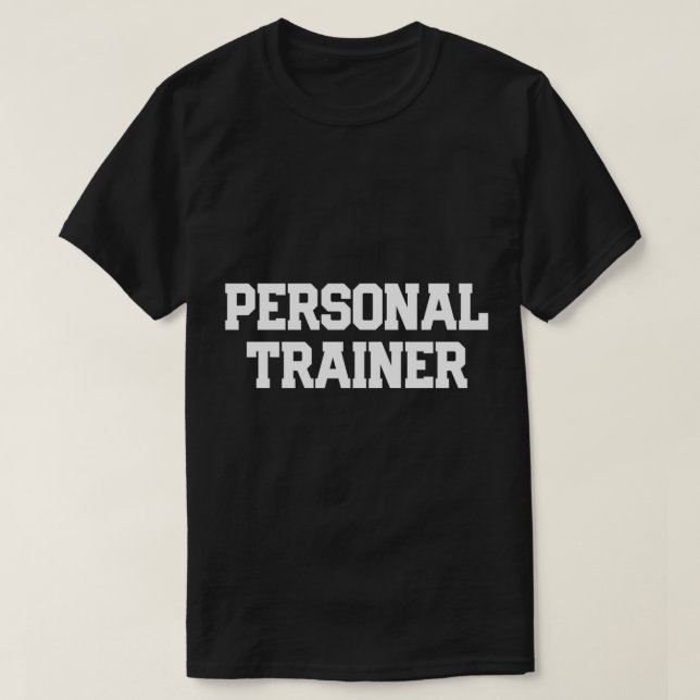 Camiseta Instrutor de Malhação do TREINADOR PESSOAL Gym Gi (Frente do Design)