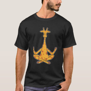Camiseta Instrutor de Meditação Giraffe Yoga
