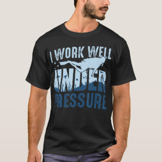 Camiseta Instrutor de Mergulho Autônomo I Trabalho Sob Pres