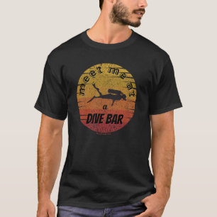 Camiseta Instrutor de mergulho de mergulho treinador de nat