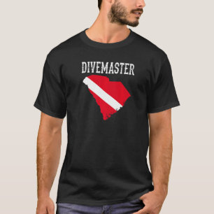 Camiseta Instrutor de mergulho Scuba Divemaster da Carolina