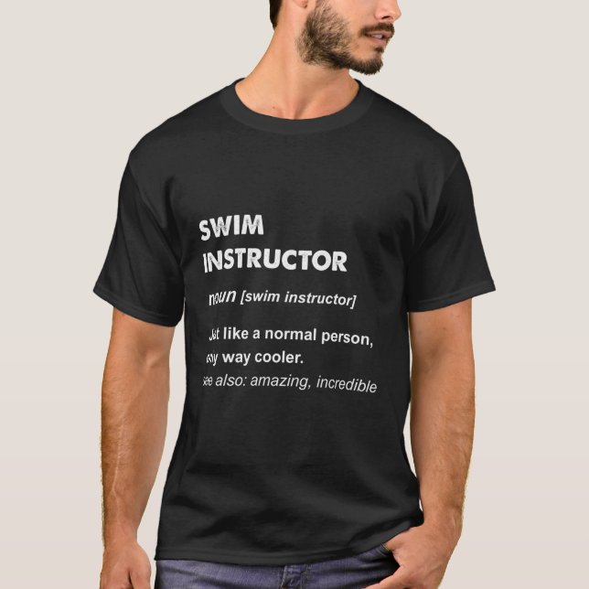 Camiseta Instrutor de natação (Frente)