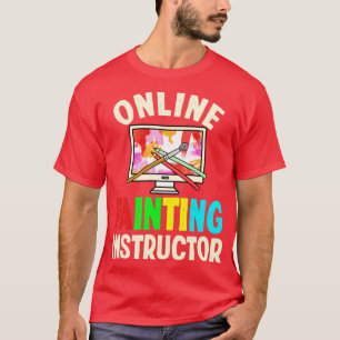Camiseta Instrutor de pintura online do Virtual Learning