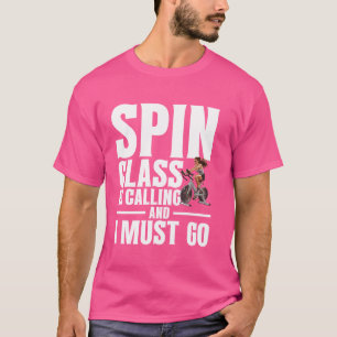 Camiseta Instrutor de rotação de ciclismo interior Sp de fi