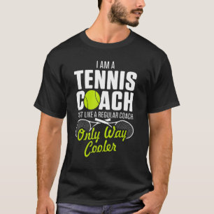 Camiseta Instrutor de Tênis Jogador Equipe Legal Treinador