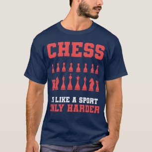 Camiseta Instrutor de Xadrez Esportivo Divertido Xadrez eng