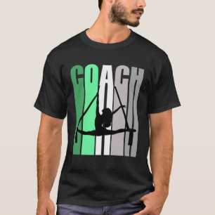 Camiseta Instrutor de Yoga do Ar da Green Coach Yoga do Ar