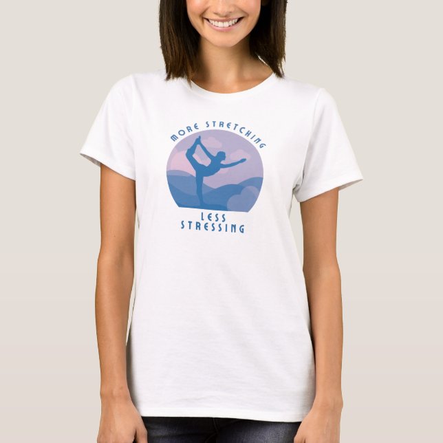 Camiseta Instrutor de Yoga Pose Namaste Yoga (Frente)