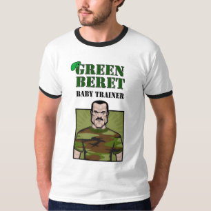 Camiseta Instrutor do bebê da boina verde