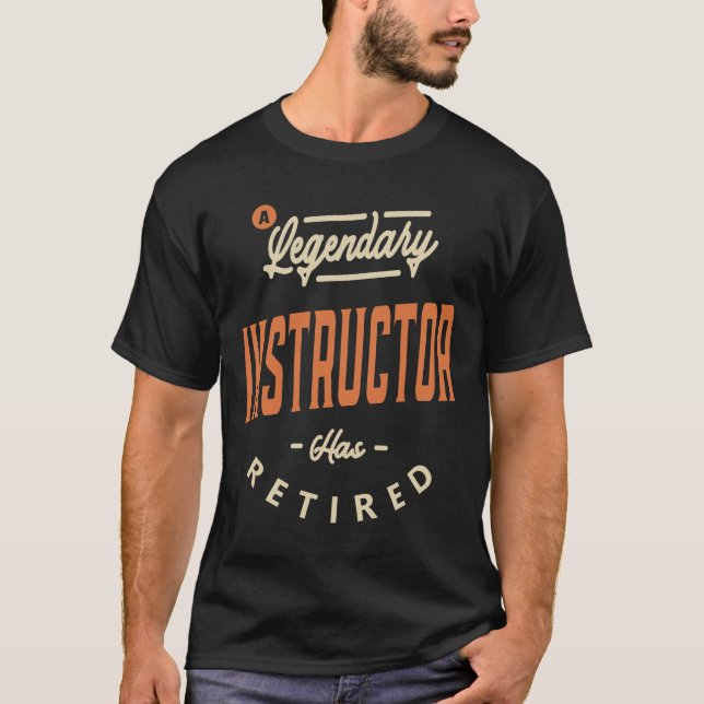 Camiseta Instrutor Funny Job Profissão (Frente)