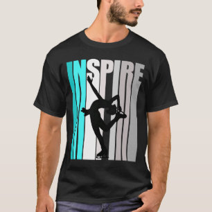 Camiseta Instrutor Ice Skating Girl Ice Ska