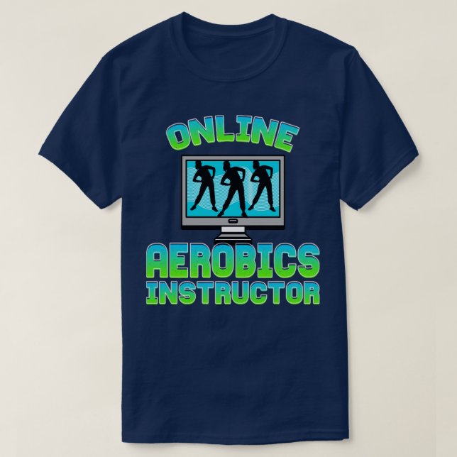 Camiseta Instrutor on-line de acrobacias (Frente do Design)