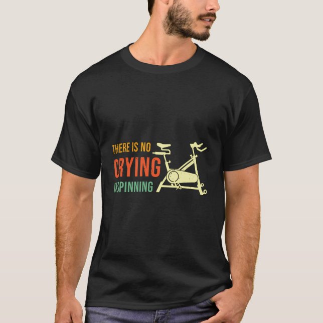Camiseta Instrutor Spin Bike Funny Spin Spinning Cyclist S (Frente)