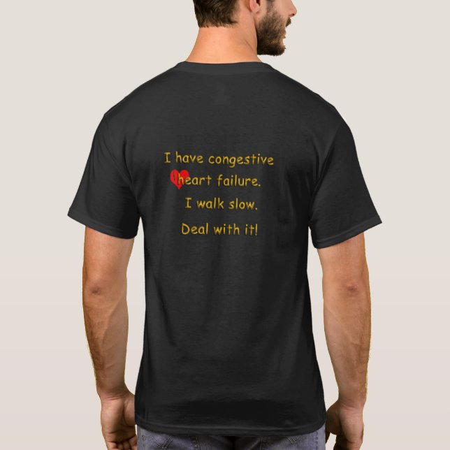 Camiseta Insuficiência Cardíaca Congestiva (Verso)