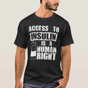 Camiseta Insulina legal É Um Direito Humano Diabetes Eng