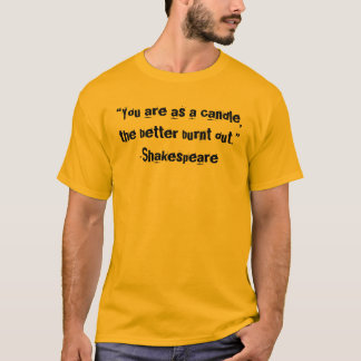 Camiseta Insulto de Shakespeare. Shirt Humor