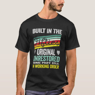 Camiseta Integrado Os Anos 50 Originais Sem Restauração 50º