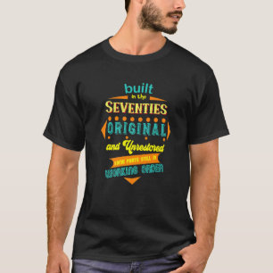 Camiseta Integrado Os Anos setenta Original E Nascer Não Re