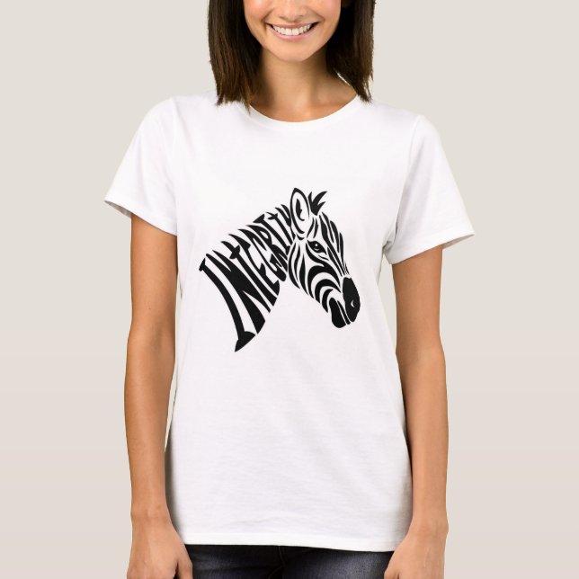 Camiseta Integridade da zebra de Ehlers Danlos (Frente)