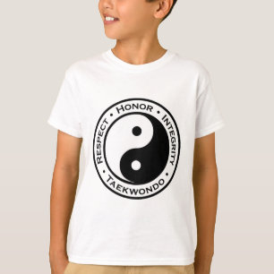 Camiseta Integridade Taekwondo da honra do respeito