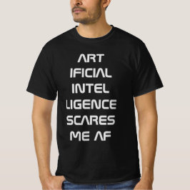 Camiseta Inteligência artificial A IA me assusta AF
