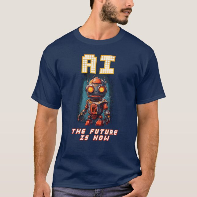 Camiseta Inteligência Artificial AI - O Futuro Agora (Frente)
