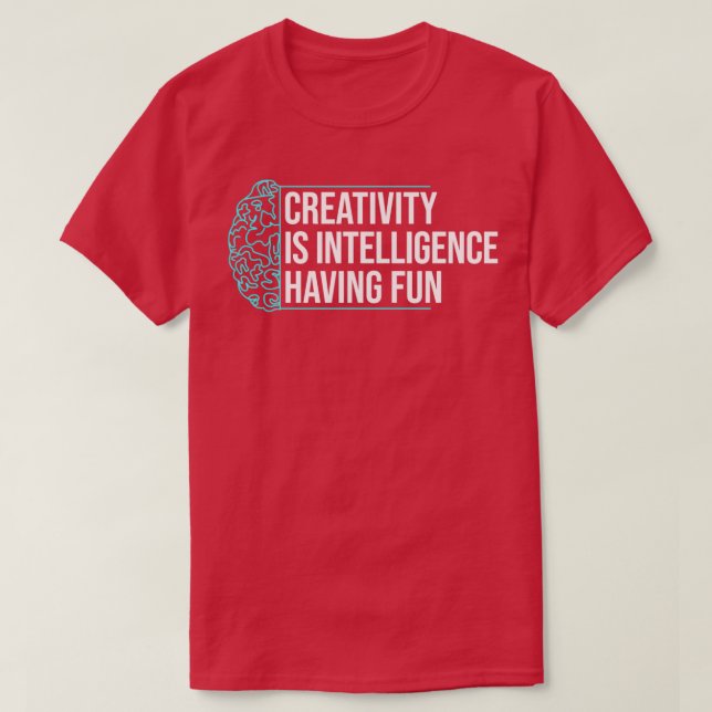Camiseta Inteligência Artificial Cuja Criatividade É Eu (Frente do Design)