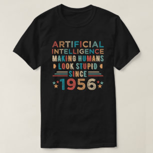 Camiseta Inteligência Artificial Engraçado Humor Piada
