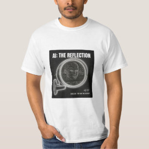 Camiseta Inteligência Artificial Espelho Dados Ciberpunk Au