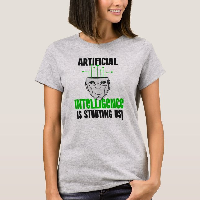 Camiseta Inteligência Artificial Está Nos Estudando! (Frente)