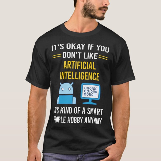 Camiseta Inteligência Artificial Inteligente AI do Smart Pe (Frente)
