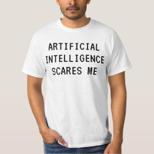 Camiseta Inteligência artificial me assusta